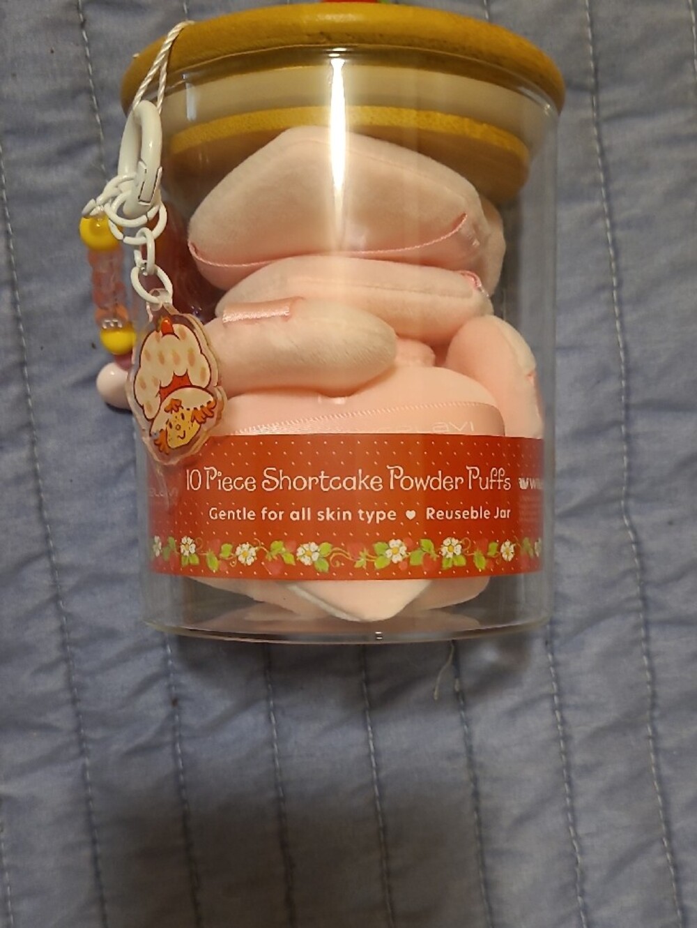Strawberry Shortcake Complexion Palette And Set Of 10 Sponges In Cute Jar - Picture 3 of 6